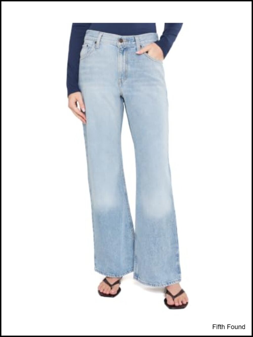 Levi's Women's Middy Loose Boot Jeans Non-Stretch